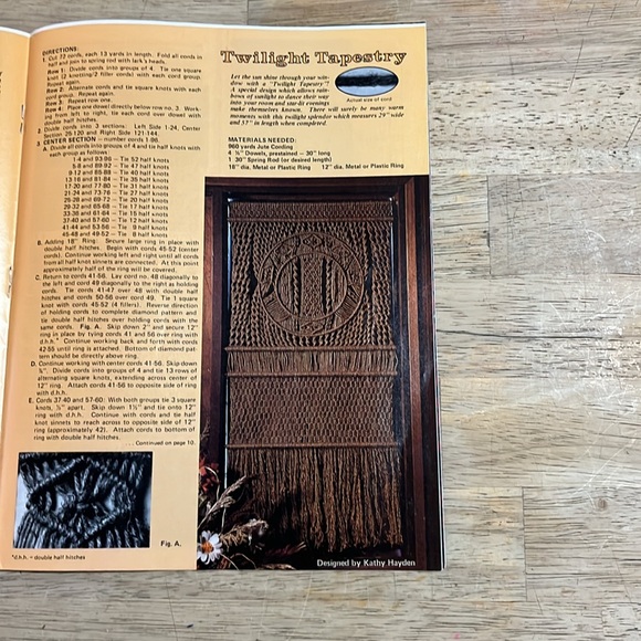 Mad About Macrame Pattern Booklet - Picture 3 of 4
